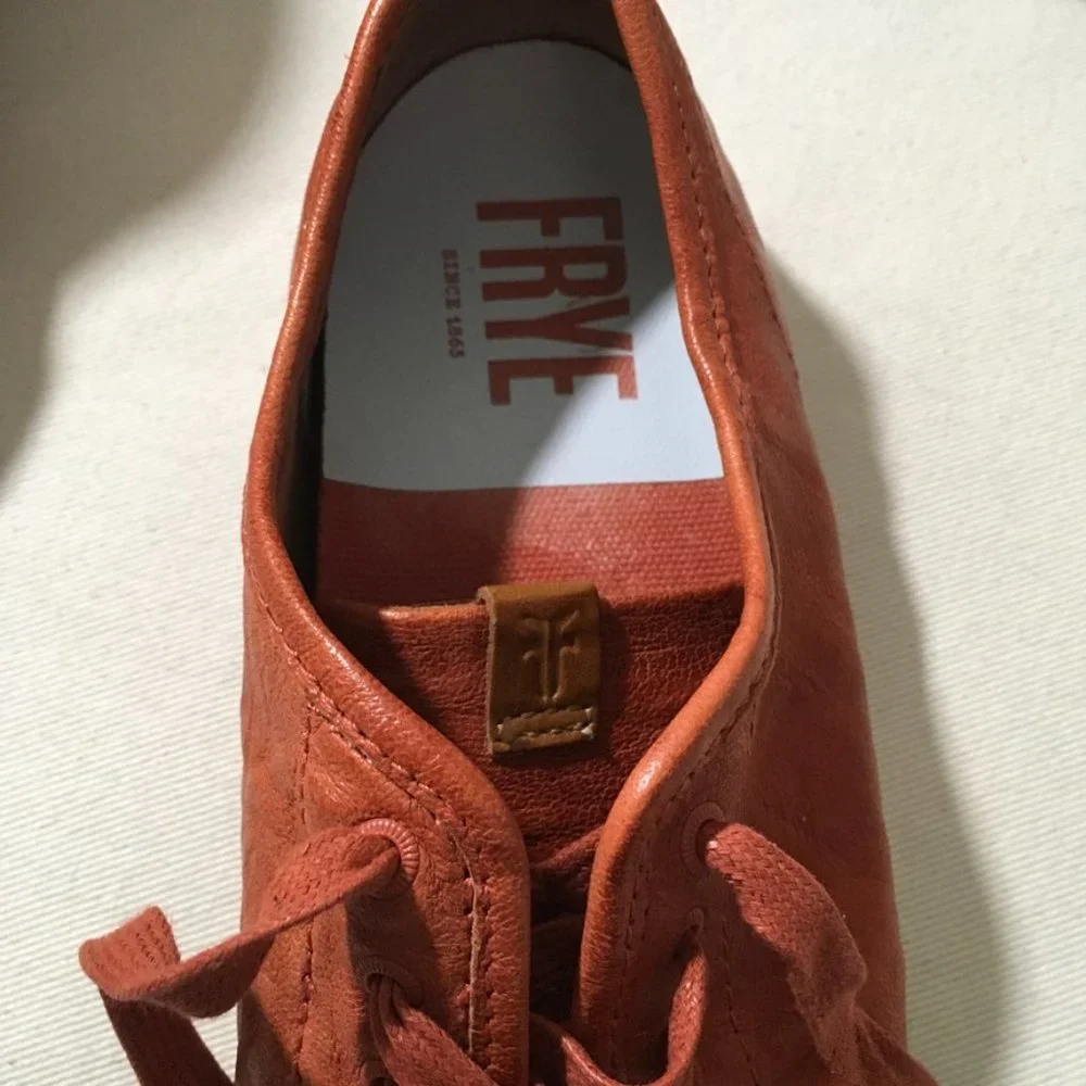 Frye Miller Low Top Waxed Brown Vintage Sneaker